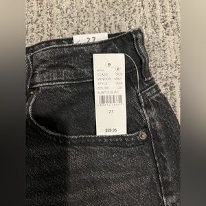 PacSun Black Wash Mom Shorts